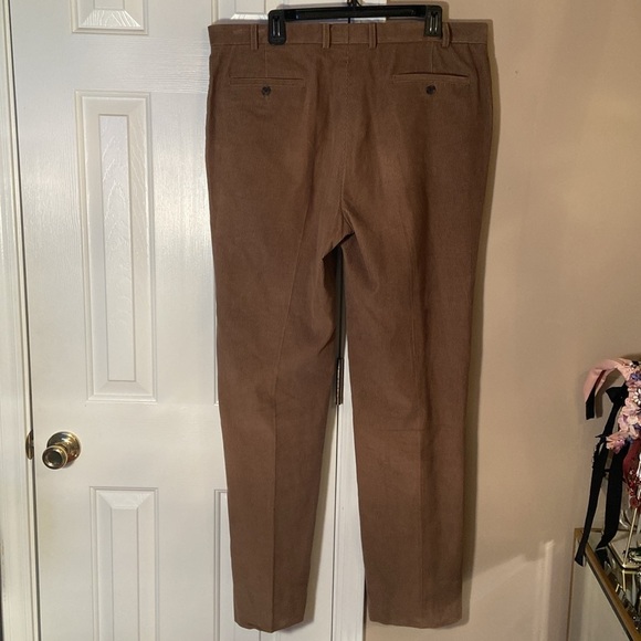 Lauren Ralph Lauren Women’s Brown 100% Cotton Corduroy Pants Fall Size 38R X 34L - Picture 2 of 4